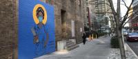 A photo of 168th street between Broadway and Fort Washington Avenue.